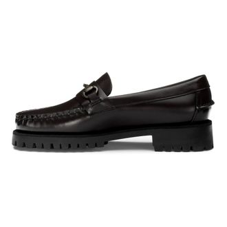 Sebago Loafers, female, Black, Size: 7 1/2 US Joe Lug Moccasin