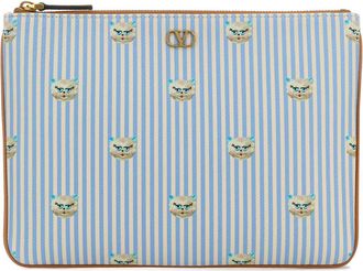 Valentino Garavani Printed Leather Pouch