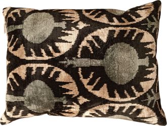 Les-Ottomans Silk Velvet Cushion (single Sided) V74540x50s