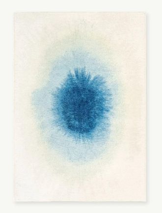 Novatrend Alfombra moderna tejida plana Azul 170x240 cm