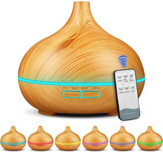OEM Humidificador De Aire De 400 Ml Con Difusor De Aroma De Aceites Esenciales Para El Hogar - Madera