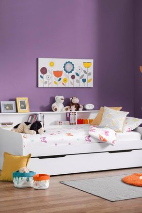 Julian Bowen Grace Single White Daybed with pull-out Trundle