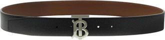 Burberry Monogram Leather Belt