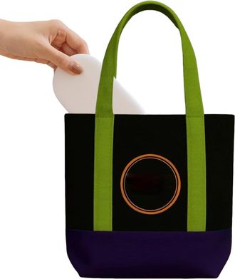 Generic Halloween Tote Bag for Women,Halloween Shopping Tote Bag - Lightweight Reusable Shopping Grocery Carrier for Women Teacher Students Kids Girls Friends