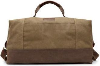 Brooks Brothers Lafayette Canvas Duffle Bag in Khaki at Nordstrom Rack