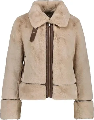 Rino&Pelle Lambra Jas - Dames - Jassen - Beige - S - Polyester - Jassen