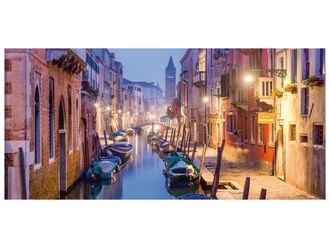 Schubiger M&ouml;bel Digitaldruck auf Glas Venedig am Abend