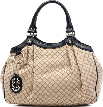 Gucci Pre-owned Gucci Medium Diamante Canvas Sukey Tote Ladies 211944 213048
