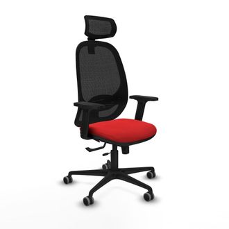 Piqueras y Crespo Silla De Oficina Piqueras Y Crespo Cilanco Negro Espuma Alta Densidad