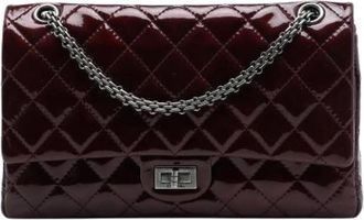 Chanel Pre-owned Vintage Flap Shoulder Bag - Dames - Pre-owned - Rood - Maat: ONE Size Zijde