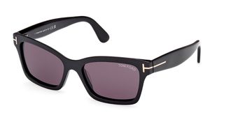 Tom Ford FT1085 MIKEL 01A Womens Sunglasses Black Size 54