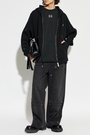 44 Label Group T-shirt With Printed Logo, Mens, Black