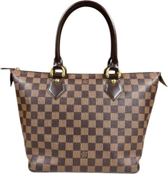 Louis Vuitton Pre-owned Handbags, female, Brown, Size: ONE SIZE Pre-owned Vintage Damier Canvas Handbag