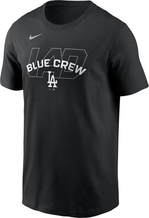 Nike Los Angeles Dodgers Fashion Nike Mens MLB T-Shirt in Black | N19900ALD-19Z