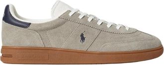 Polo Ralph Lauren Bedford Sneakers - Heren - Sneakers - Grijs - 41 EU - Leer - Schoenen