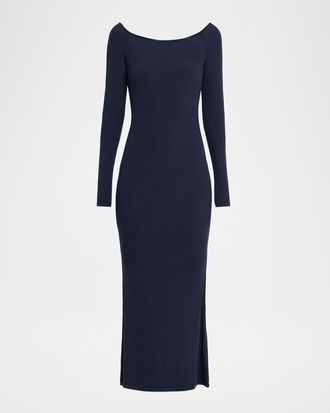 Favorite Daughter The Sara Off-Shoulder Midi Dress