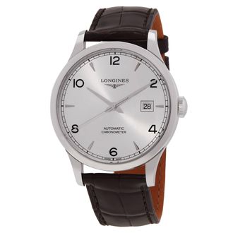 Longines Record Automatic Silver Dial Mens Watch L2.821.4.76.2