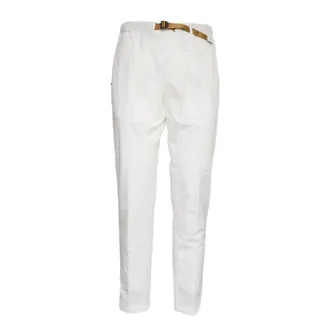 White Sand Slim-fit Trousers, male, White, Size: XL Slim-fit Trousers