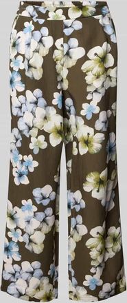 Stehmann Hose aus Viskose-Leinen-Mix Modell Alexandria in Oliv, Gr&ouml;&szlig;e 34