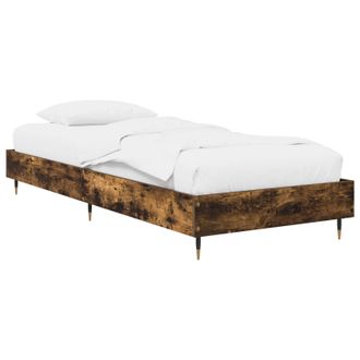 vidaXL Estructura De Cama Roble Ahumado 80 X 200 Cm Vidaxl