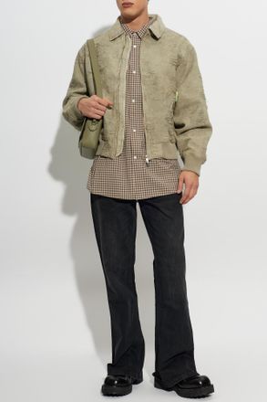 Represent Jacket With Collar, Mens, Beige