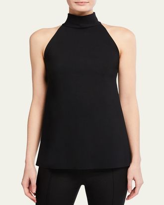 La Petite Robe Di Chiara Boni Tiffy Solid Halter Top