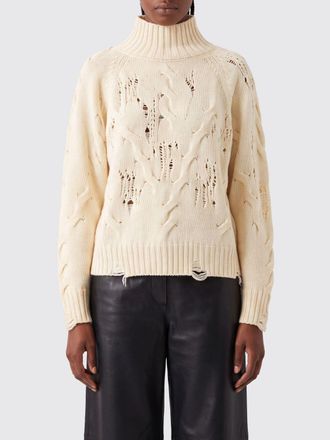 Aniye By Dolcevita in maglia di lana e alpaca con spalle scese e bordi a coste