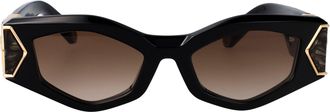 Philipp Plein Geometrical Sunglasses Spp136 M 700 Y