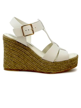 Paloma Barceló Paloma Barcelo Leather Alison Wedge Sandals