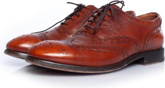 Paul Smith Pre-owned Mens Broque leather lace up shoes - Brown - Size 40.5 EU/IT