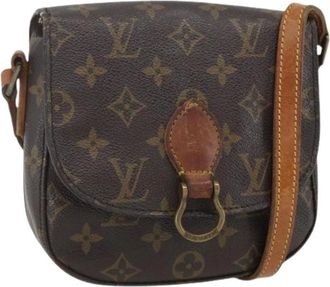 Louis Vuitton Pre-owned Cross Body Bags, female, Brown, Size: ONE SIZE Pre-owned Vintage Canvas Crossbody Bag