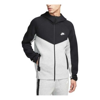 Nike Tech Fleece Windrunner Hooded Jacket Grey Black FB7921-064