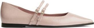 L.k. Bennett Lulu Strappy Pointed Toe Flat in Tau-Taupe at Nordstrom, Size 6Us