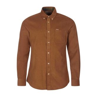 Barbour Heren, Overhemden, Bruin, Maat: 2XL Katoen