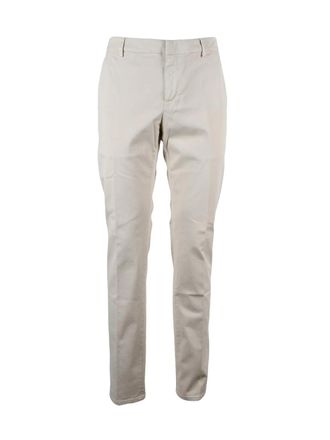 Dondup Beige Spiritissimo Slim-Fit Stretch Cotton Trousers