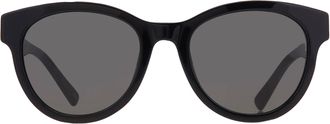 Gucci Grey Oval Ladies Sunglasses GG2127SK 001 54