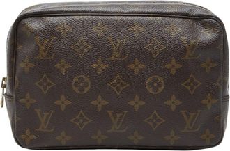 Louis Vuitton Brown Pvc Leather Pouch (Pre-Owned)
