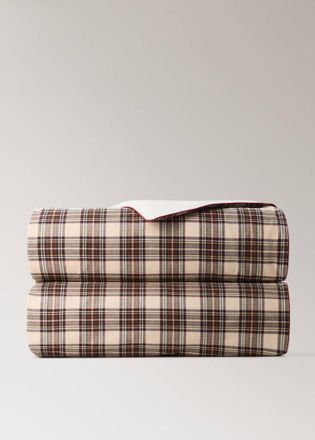 Mango Copripiumino culla cotone quadri 100x120 cm rosso - Home - 100x120cm - MANGO HOME