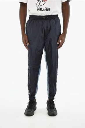 Dsquared2 Pantaloni in Nylon con Bandala Laterale logata taglia 50