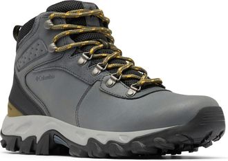 Columbia Mens Newton Ridge Plus Ii Waterproof Hiking Shoe, Graphite/Black, 14 UK