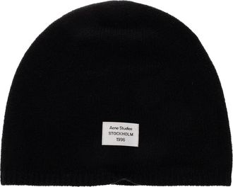 Acne Studios Gorro de Cachemira - Accessories - unisex - Negro - ONE SIZE