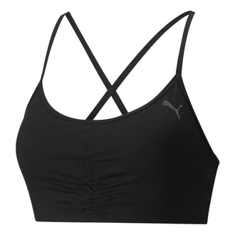 Puma (WMNS) PUMA LOW IMPACT STUDIO Bra Top Black 521999-01