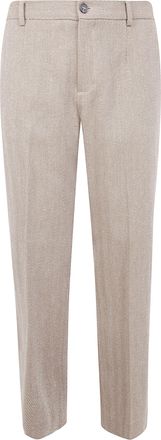 Golden Goose Journey Mans Relax Straight Pant Tailoring Chevronne