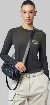 Acne Studios Distressed Logo T-Shirt