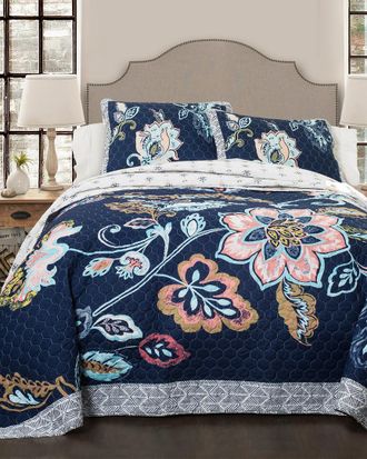 Lush D&eacute;cor Lush Decor Aster Quilt Set