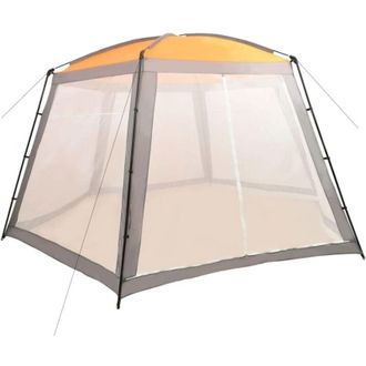 vidaXL Carpa Para Piscina De Tela Gris 590x520x250 Cm Vidaxl
