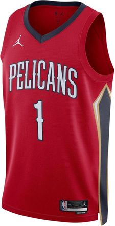 Nike Jordan Air Jordan Pelicans Zion Williamson Swingman Statement Jersey Red DO9535-658