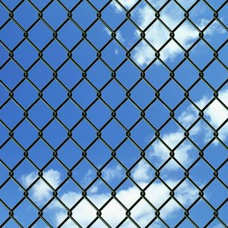 Berkfield Home Modern Chain Link Fence Steel 1x25 m Green