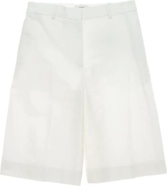 Toteme Shorts sartoriali con pieghe - Bianco