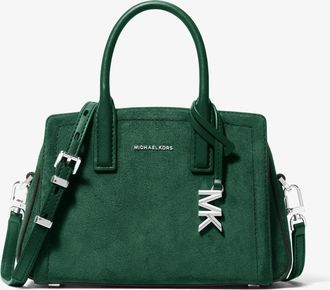 Michael Kors Laila Extra-Small Suede Crossbody Bag